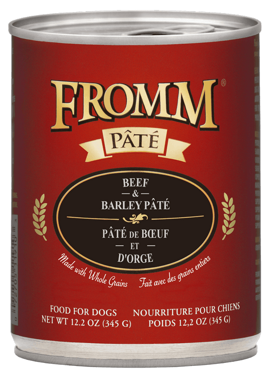 Fromm Beef & Barley Pâté Dog Food - 12.2oz can