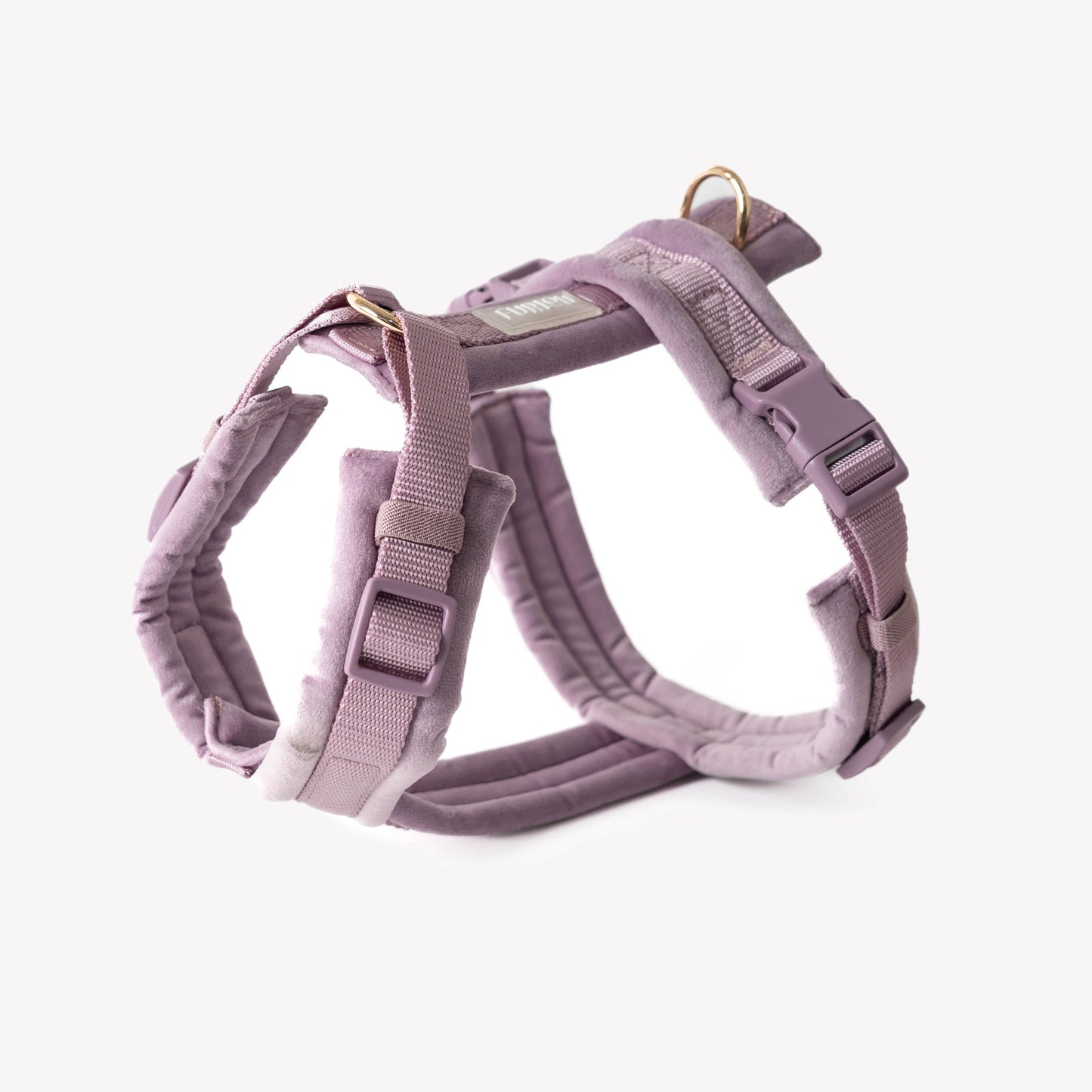 Lilac - Velvet Dog Harness: