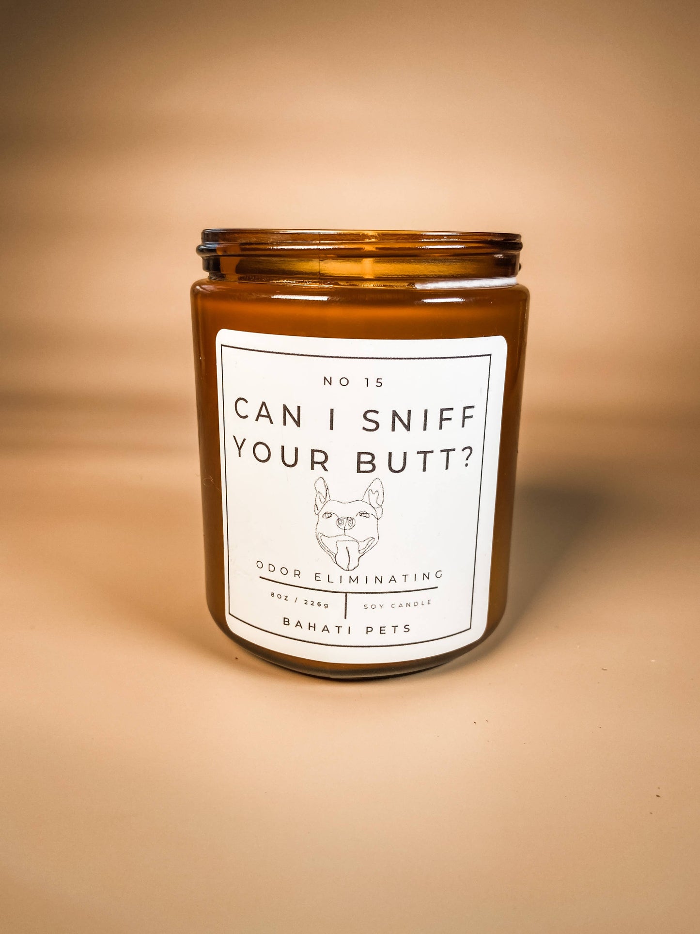 Can I Sniff Your Butt Odor Eliminating Soy Candle