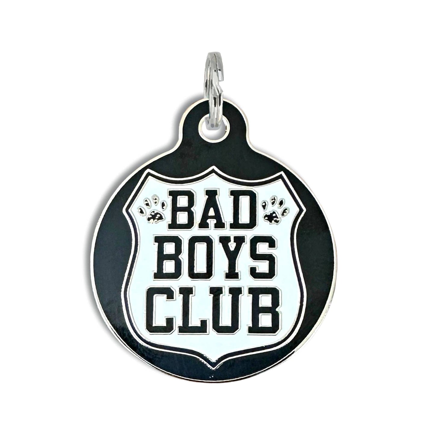 Dog ID Tag with Personalized QR Code - Bad Boys Club