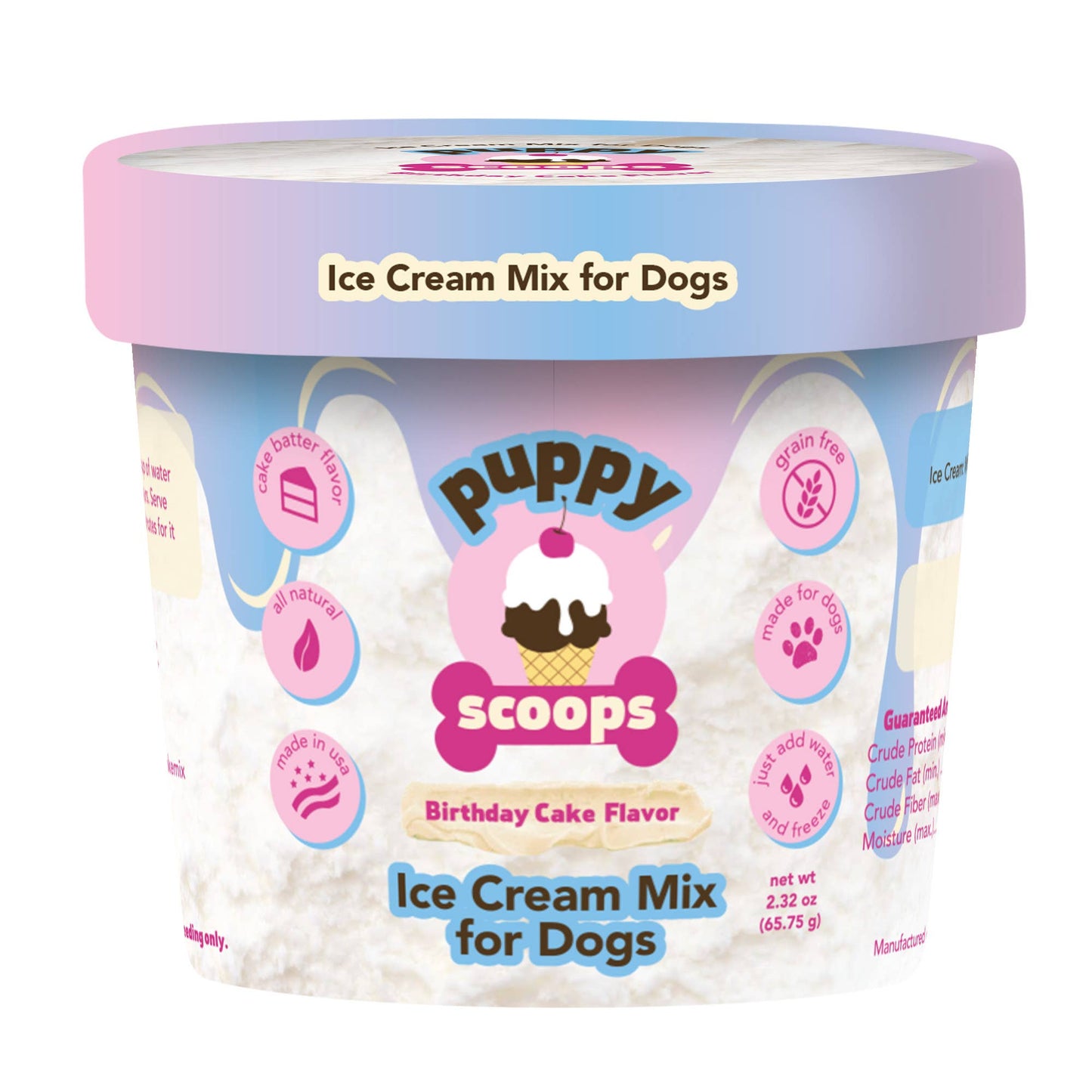 Puppy Scoops Ice Cream Mix for Dogs: Carob / 4.65 oz