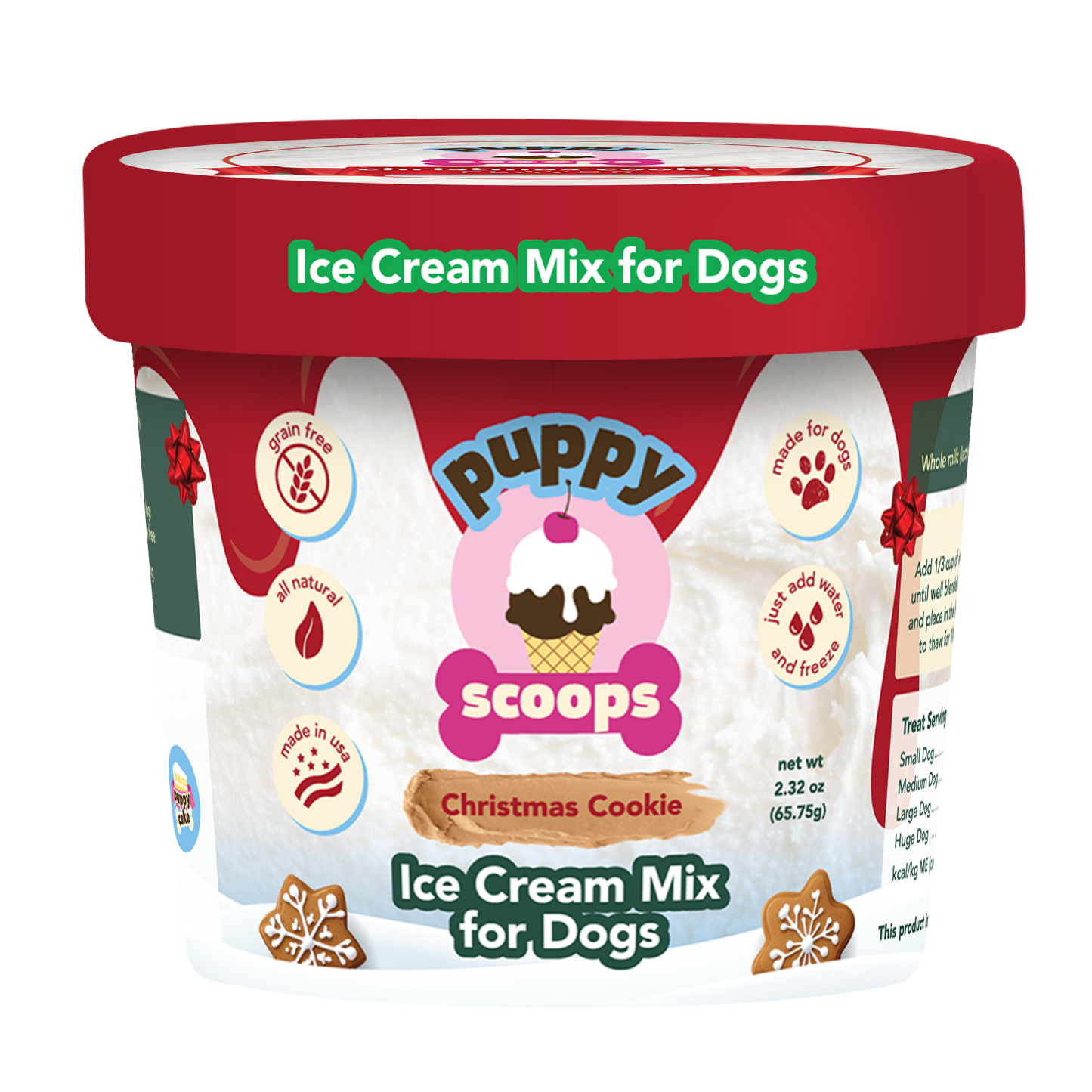 Christmas Edition Puppy Scoops – Festive Ice Cream Treats for Dogs