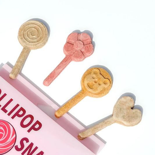 Freeze Dried Lollipops Pet Treats for Cats & Dogs 8 Pc Pack