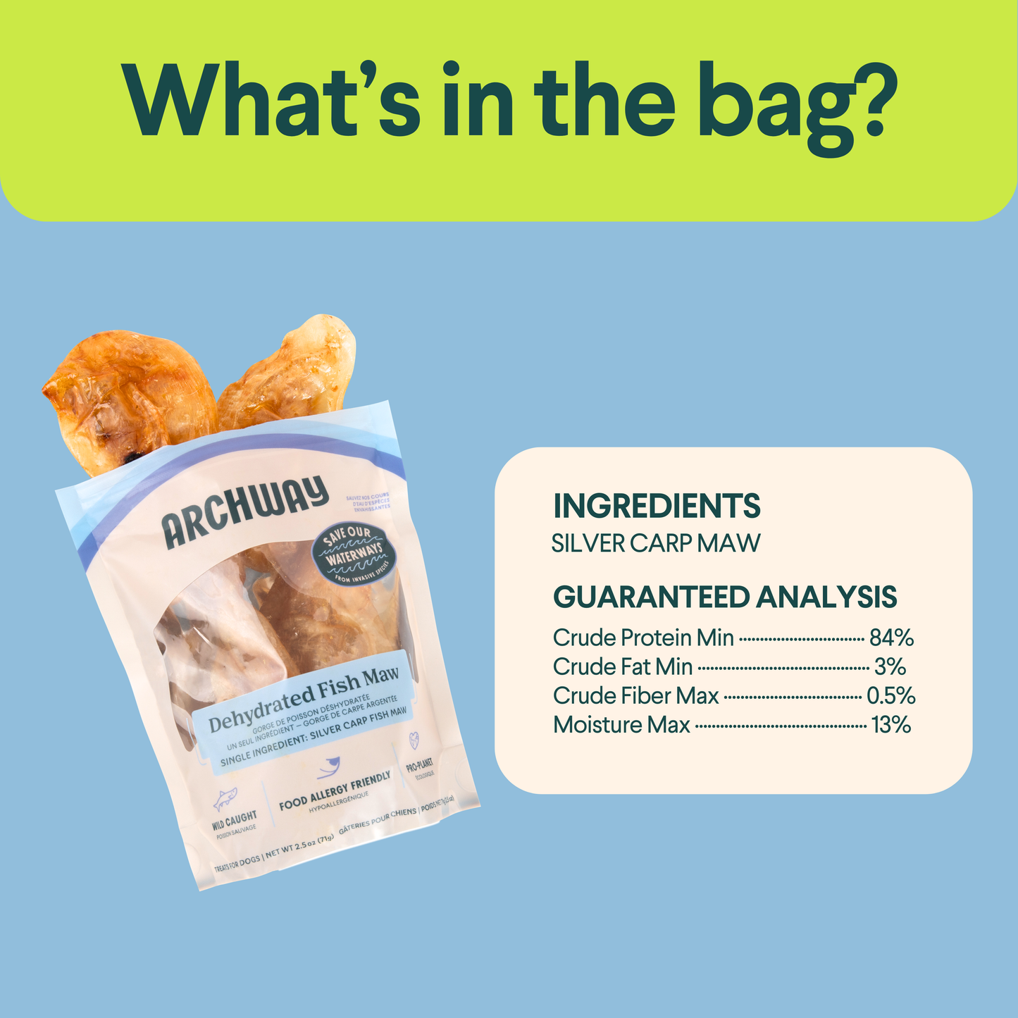Sustainable Fish Maws For Dogs