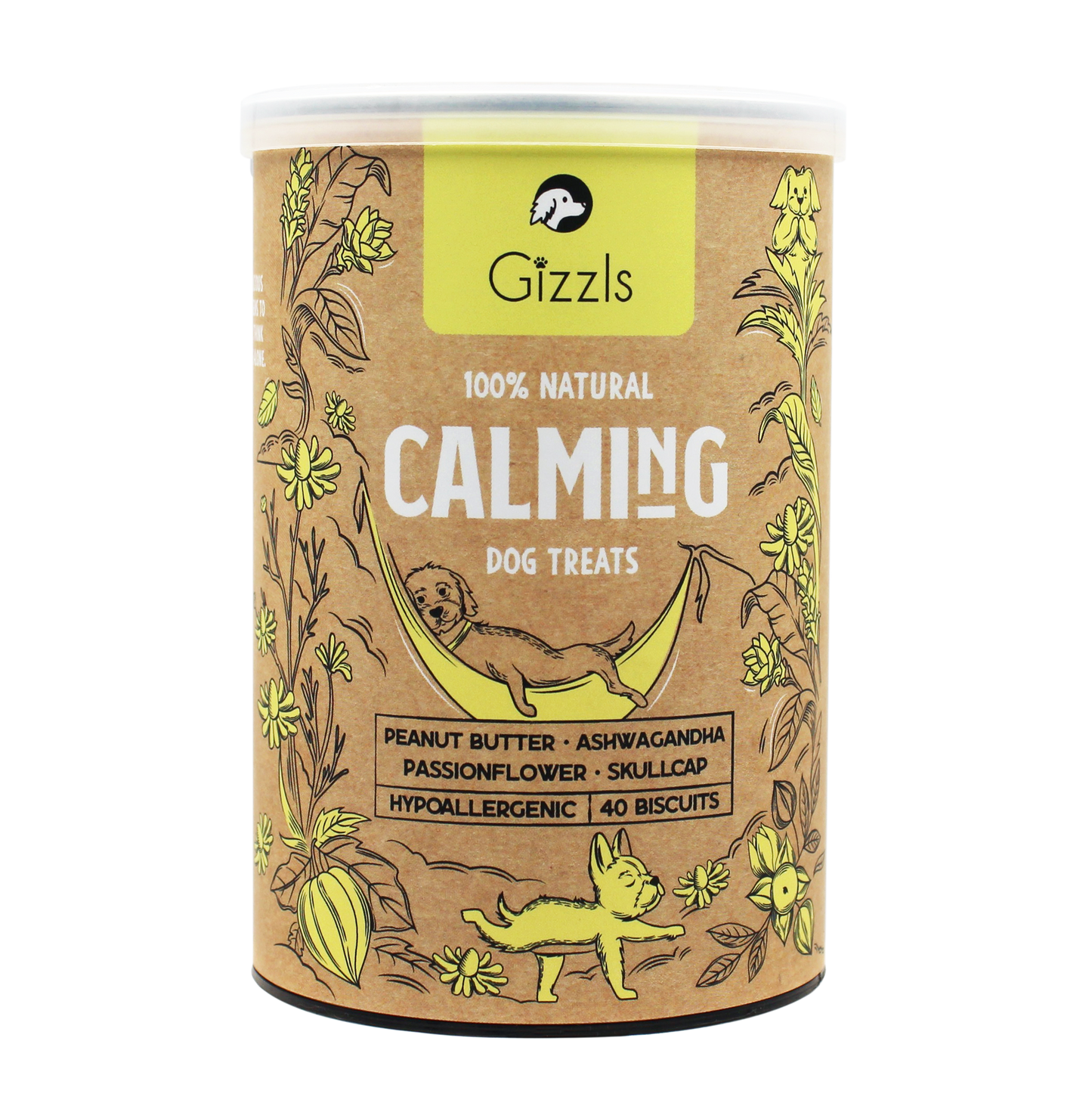Gizzls 100% Natural Calming Dog Treats