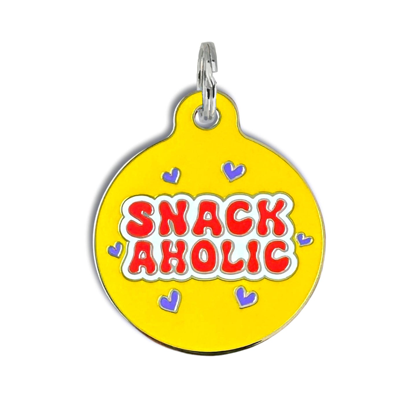Dog Tag w/ Personalized QR Code - Snackaholic