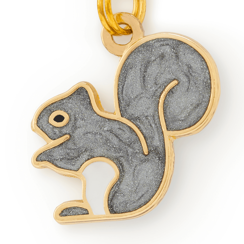 Squirrel Collar Charm: Charm Only