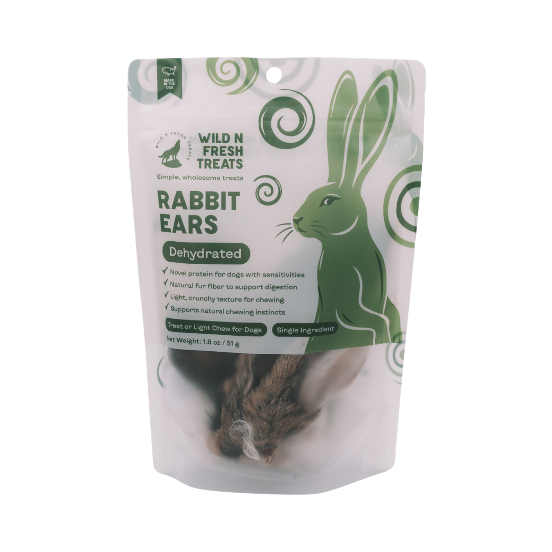 Dehydrated Rabbit Ears: 6 pack