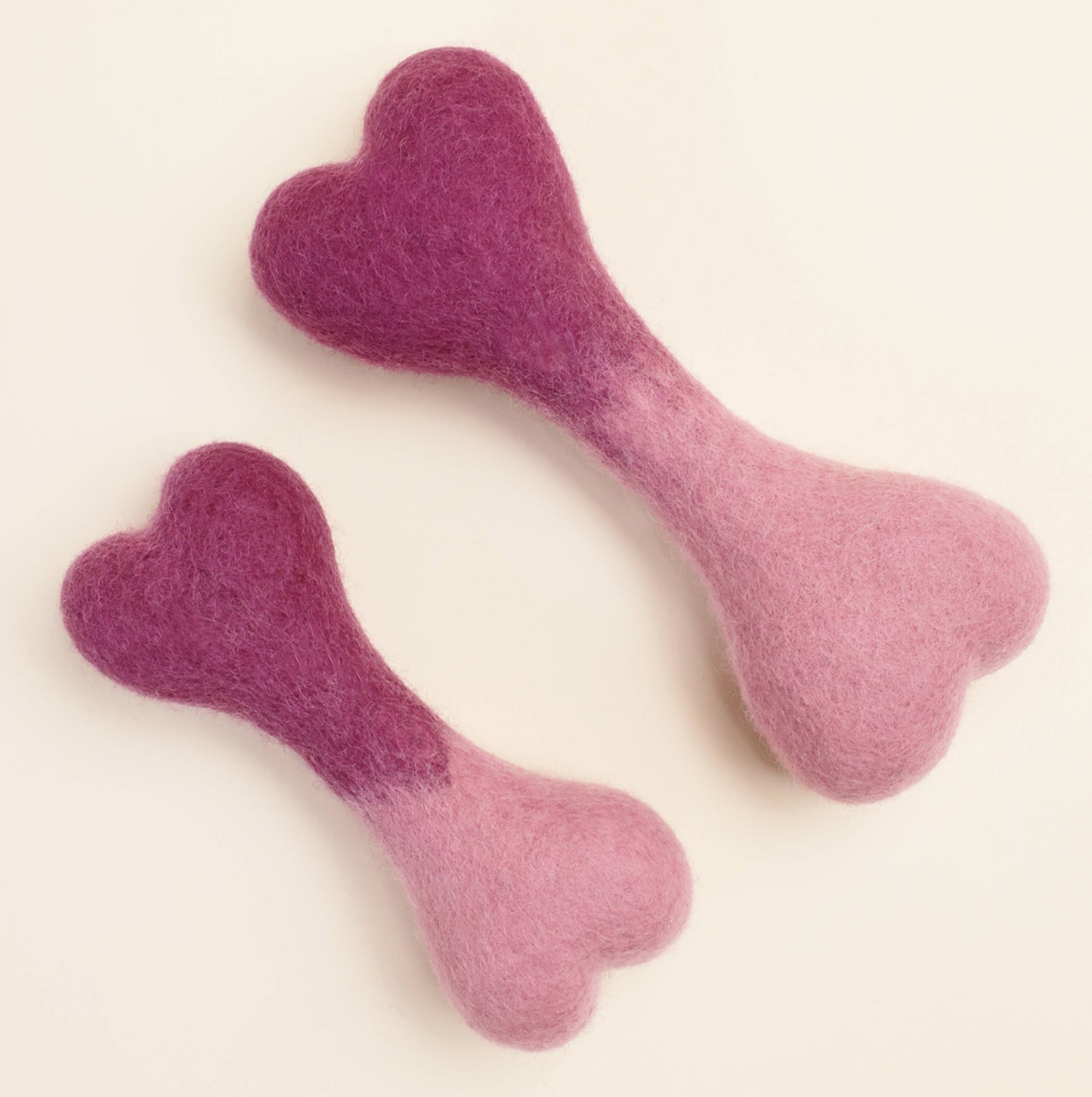 Modern Beast Ombre Wool Bone: Berry Blend