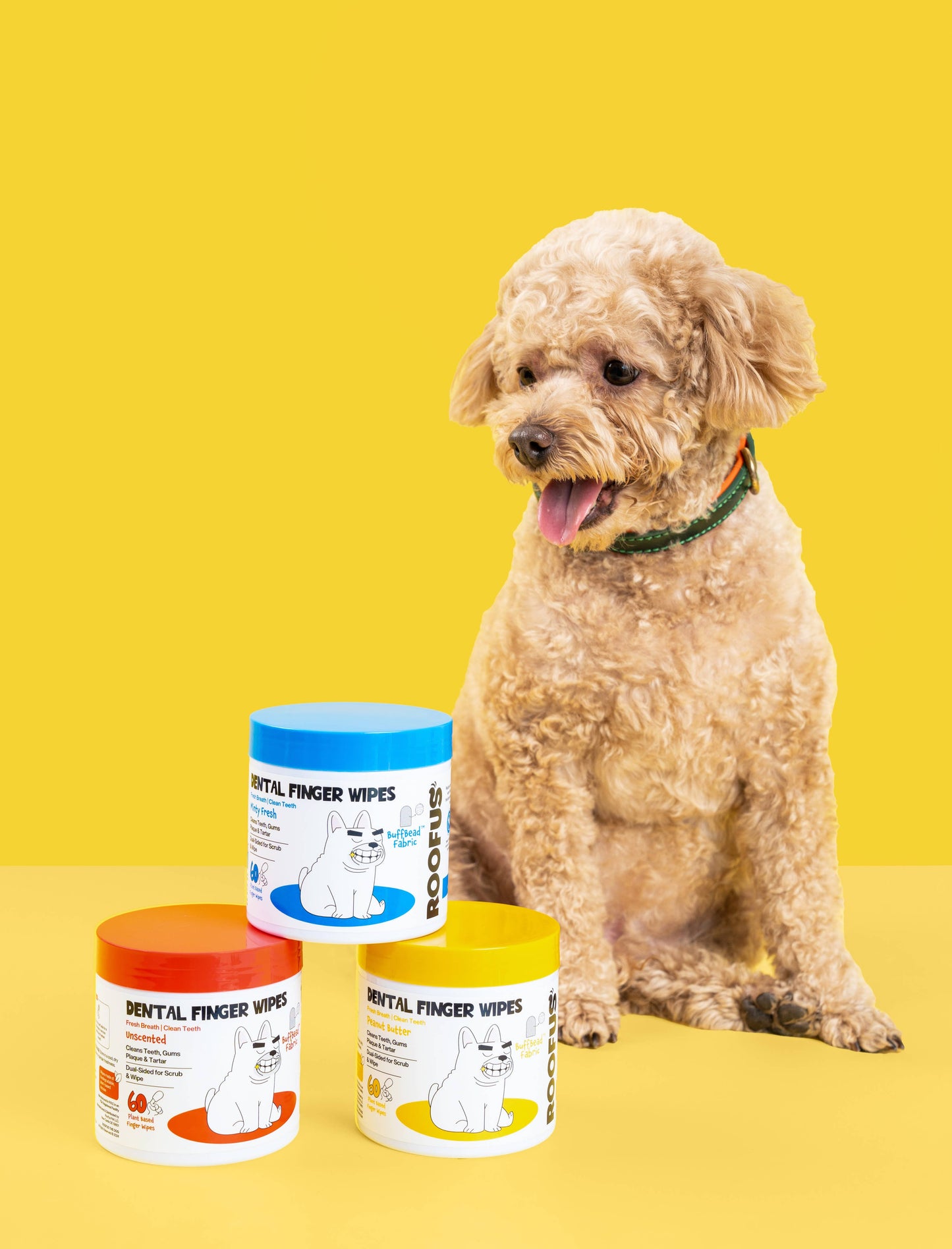 ROOFUS Dental Wipes – Gentle, Effective Oral Care for Dogs & Cats