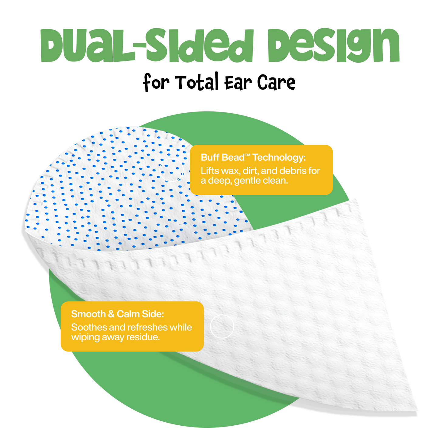 ROOFUS THE DOG Ear Wipes – Gentle, Hypoallergenic Ear Cleaner