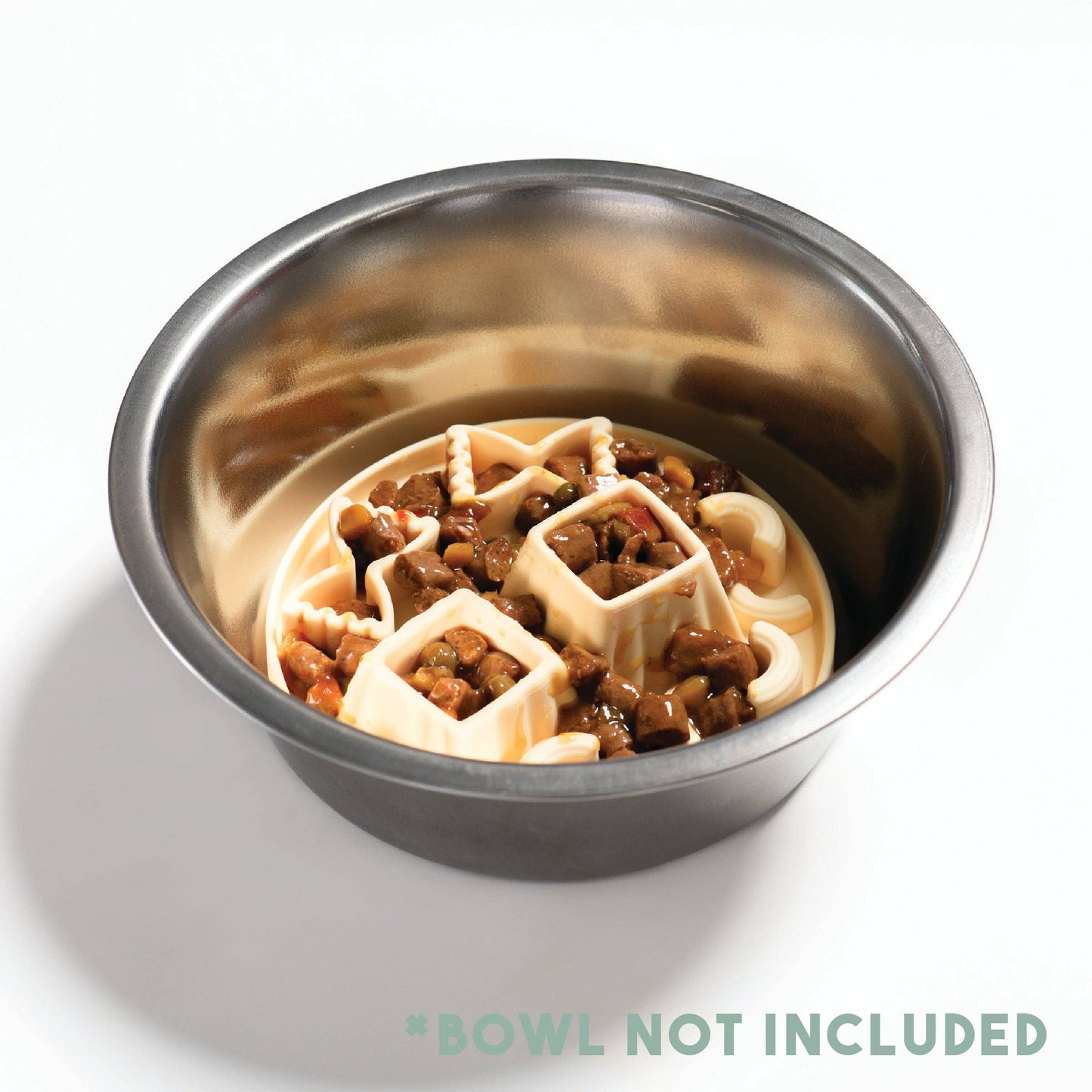 Snackaroni Slow Feeder Insert & Lick Mat: YELLOW