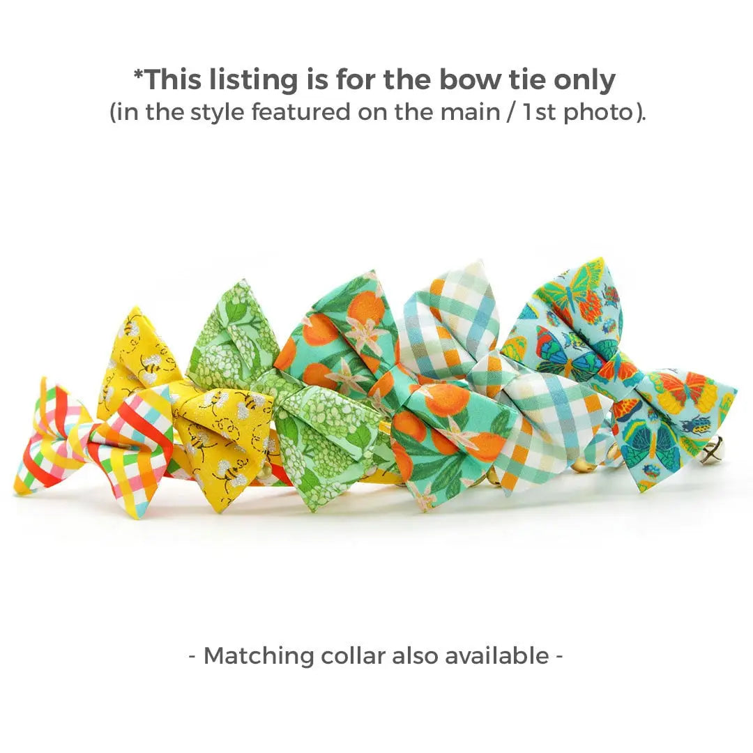 Hydrangea Hill Bow Tie For Cats & Small Dogs