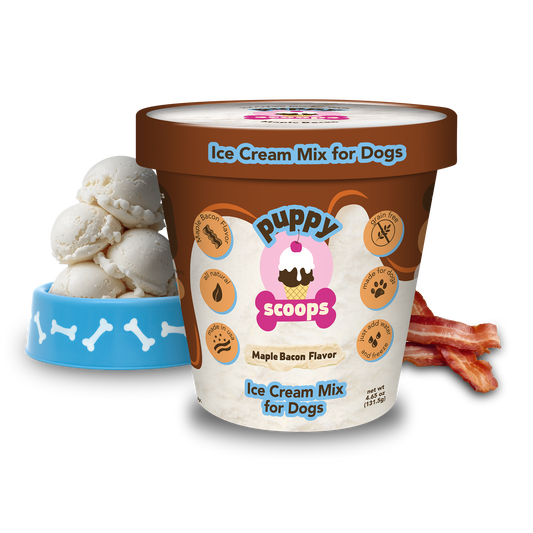 Puppy Scoops Ice Cream Mix for Dogs: Maple Bacon / 4.65 oz