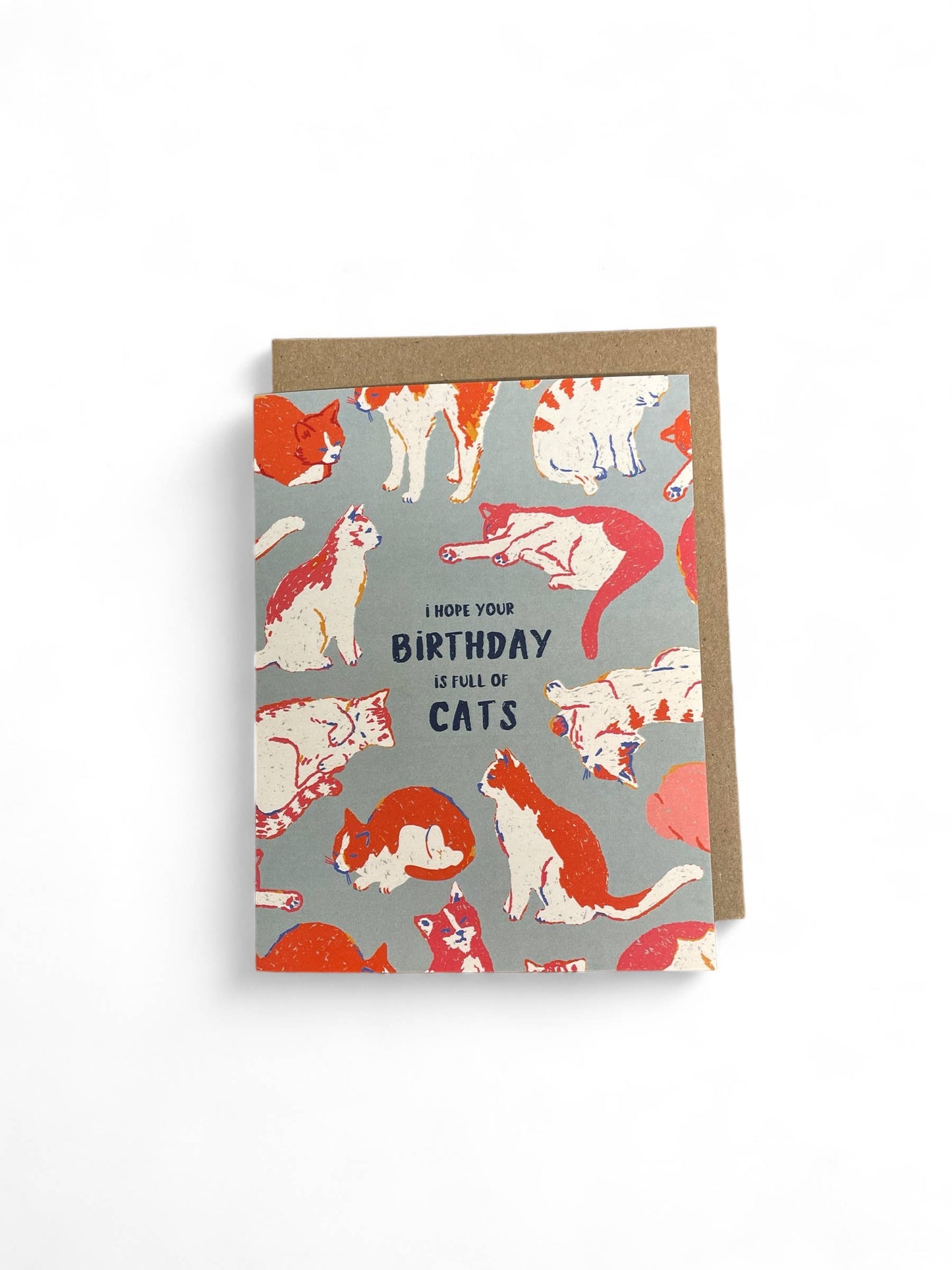 I Hope Your Birthday is Full of Cats Card