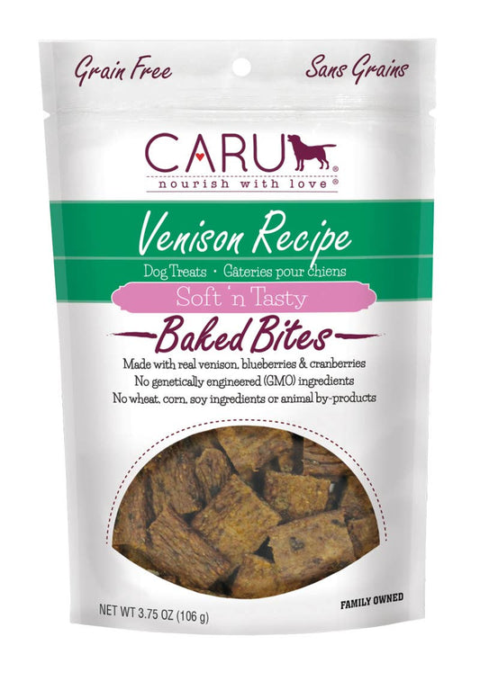 Caru Soft 'n Tasty Venison Recipe Bites for Dogs