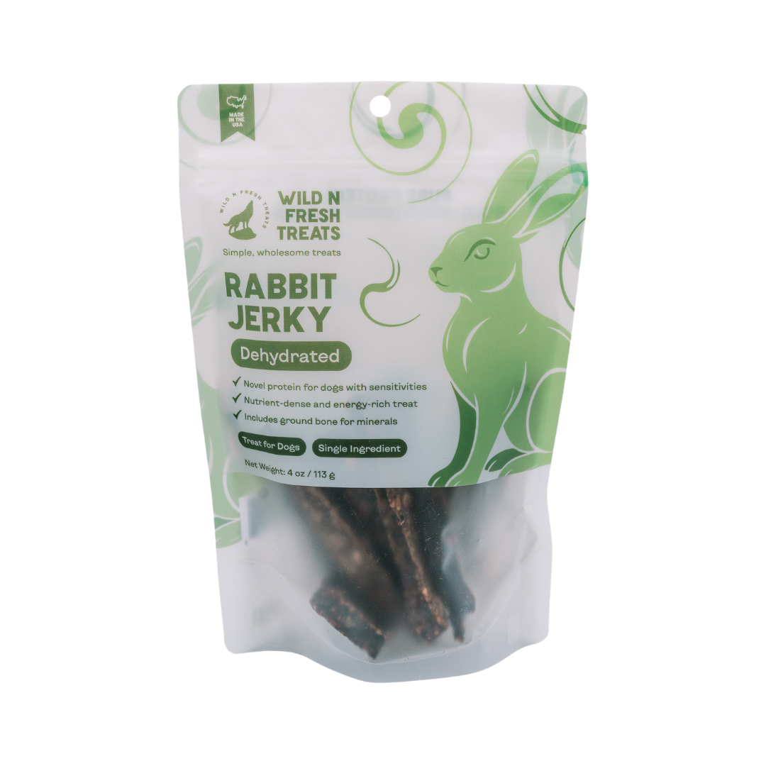 Dehydrated Rabbit Jerky: 3 oz