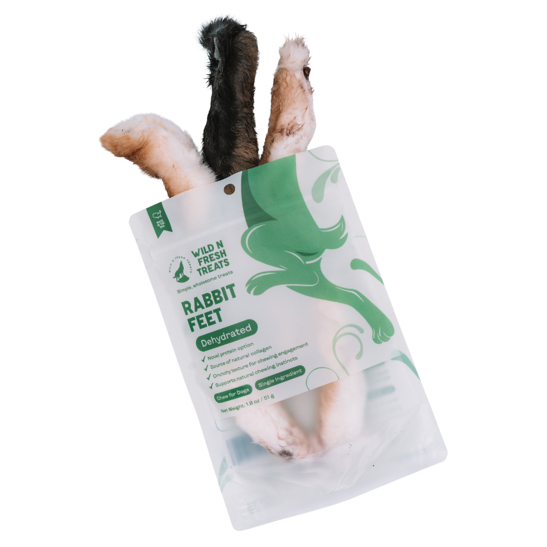 Dehydrated Rabbit Feet: 6 Pack