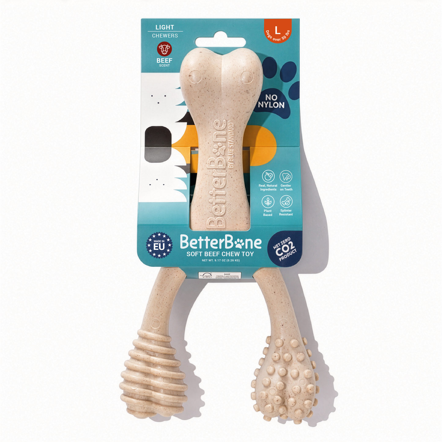 BetterBone Wishbone Plant Based Chew Toy - LARGE SIZE: Moderate / Venison / Large