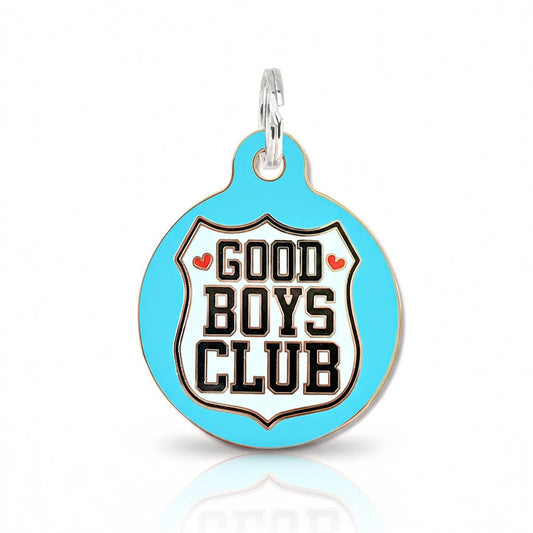 Dog Tag Charm w/ Scannable QR Code - Good Boys Club