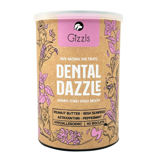 Gizzls 100% Natural Dental Dazzle Dog Treats