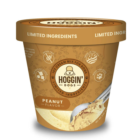 Hoggin' Dogs No Sugar Added Ice Cream Mix for Dogs: Peanut / 4.65 oz