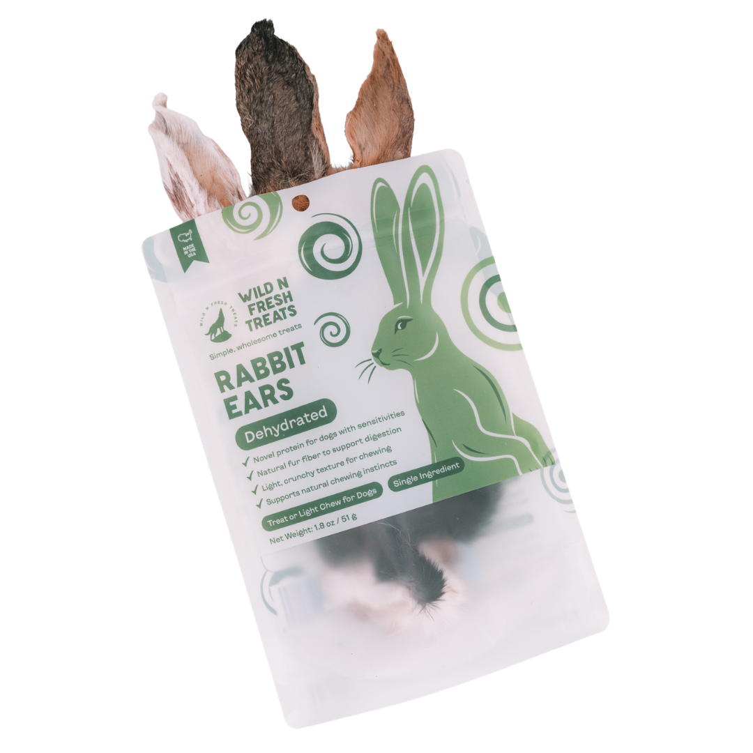 Dehydrated Rabbit Ears: 6 pack