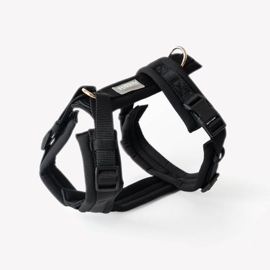 Black - Comfort Dog Harness: Large