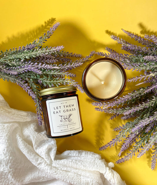 Let Them Eat Grass Soy Candle