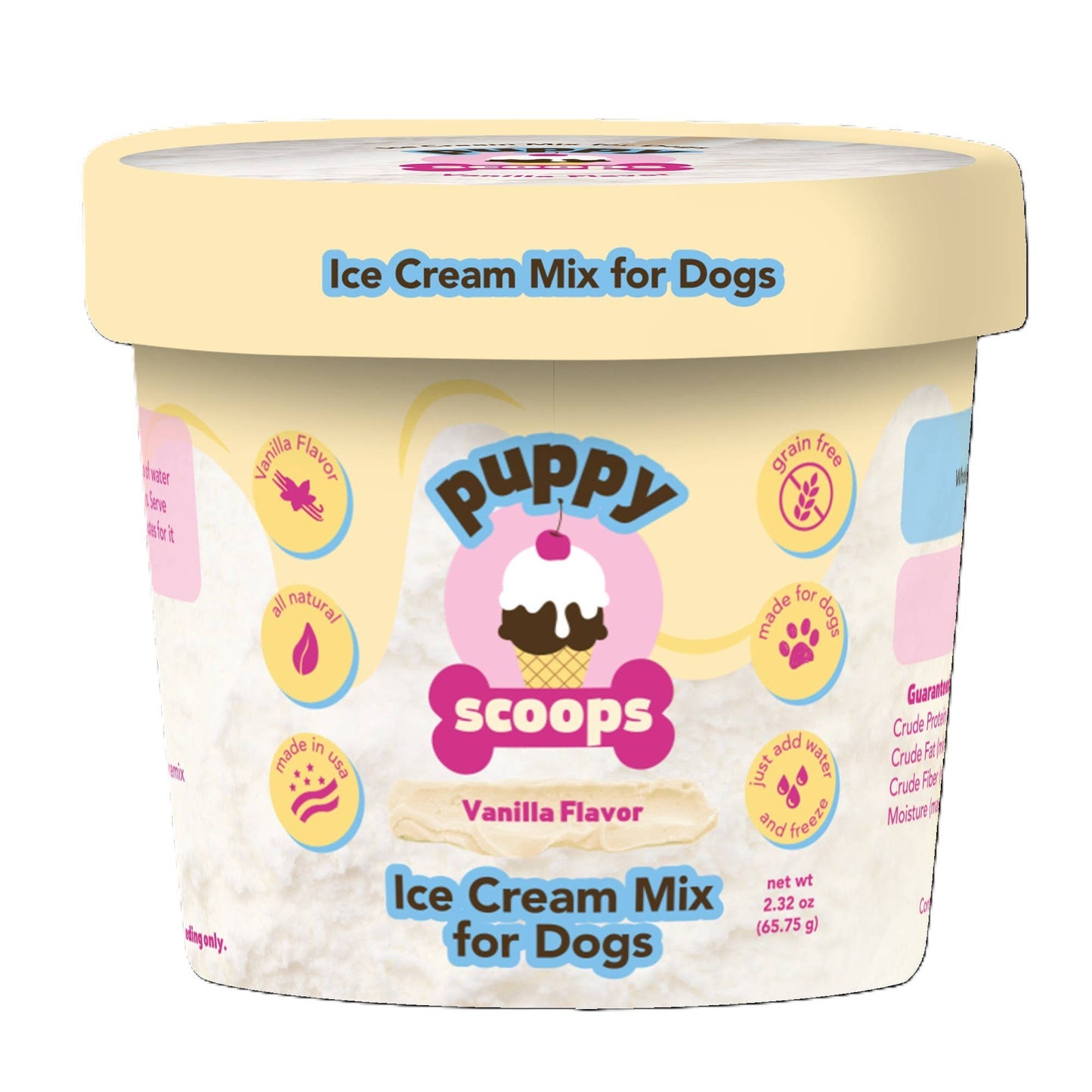 Puppy Scoops Ice Cream Mix for Dogs: Carob / 4.65 oz