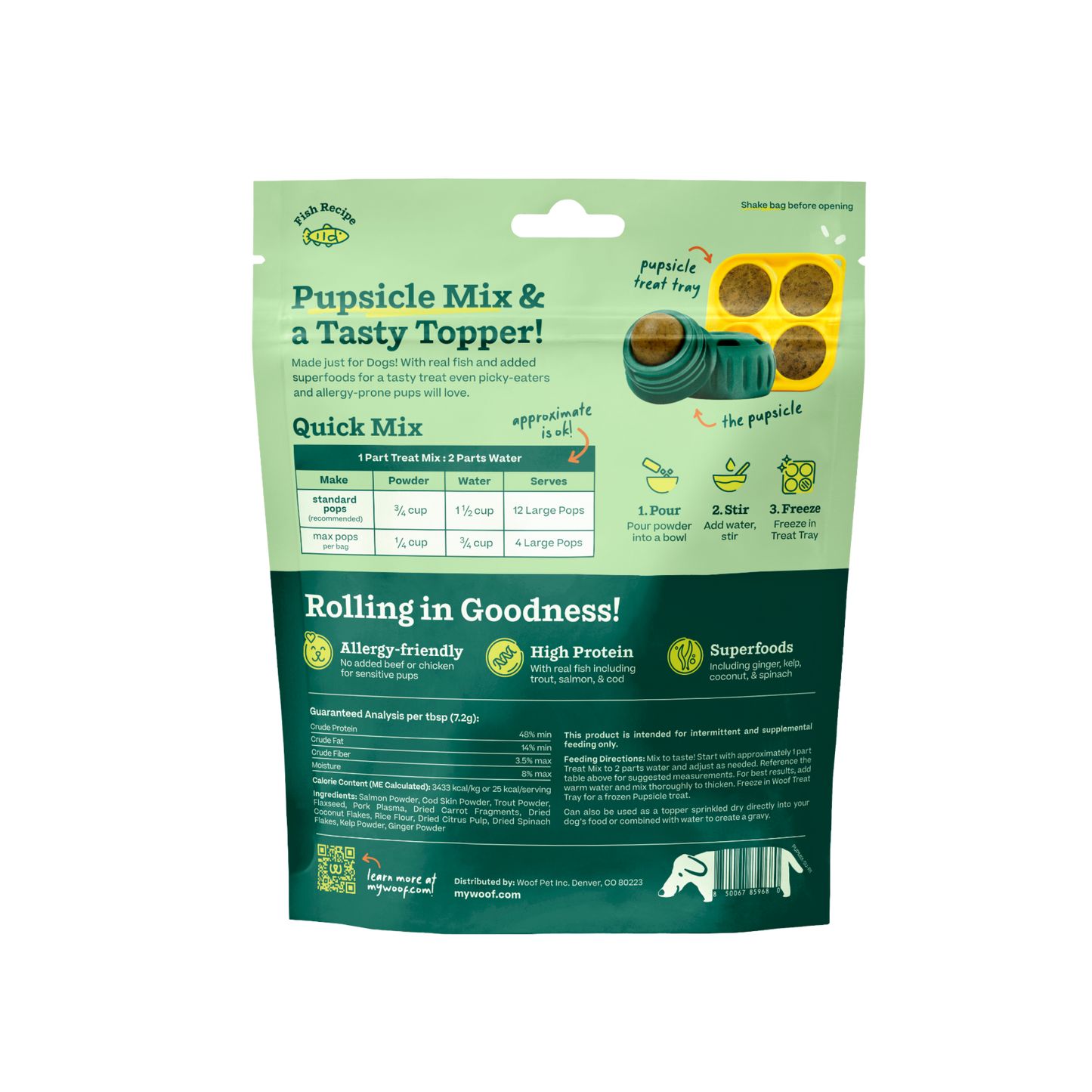 Woof Pupsicle Sushi Roll Mix