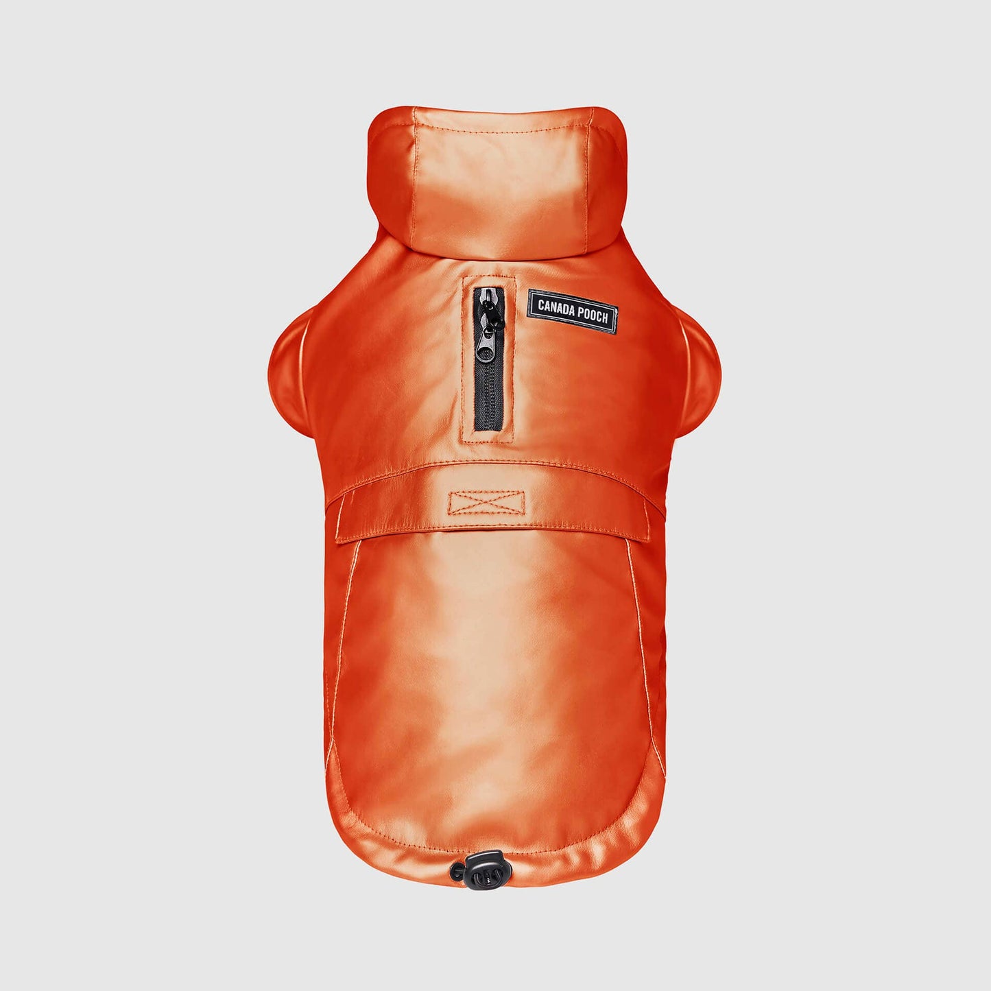 Cold Front Raincoat- Dog Raincoat: Orange / 14