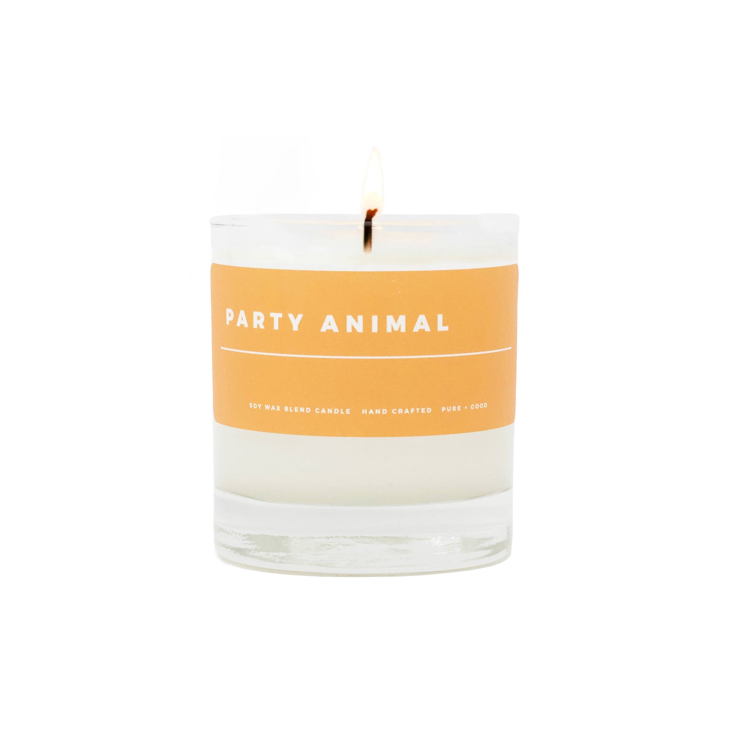 Party Animal: Sweet Orange + Lime, Soy Wax Blend Candle