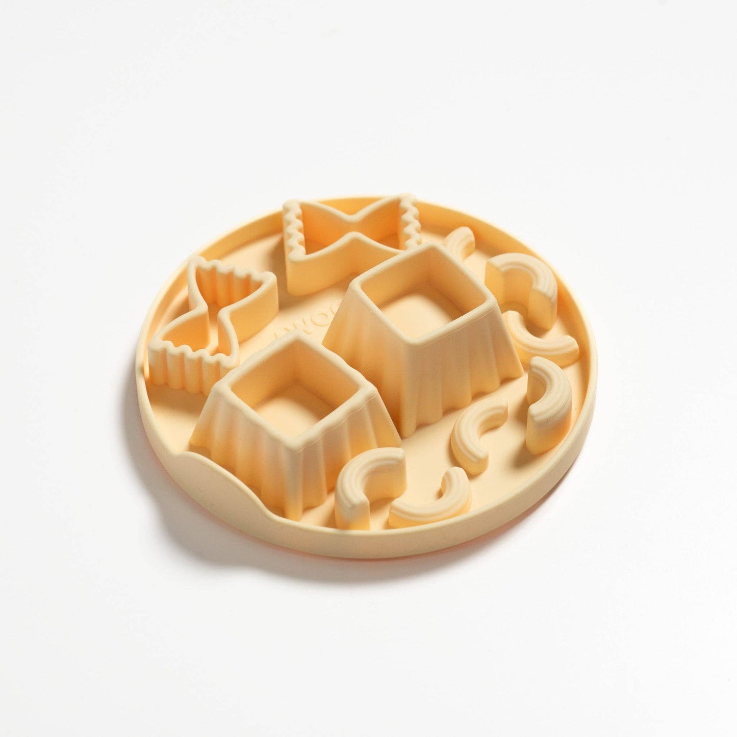 Snackaroni Slow Feeder Insert & Lick Mat: YELLOW