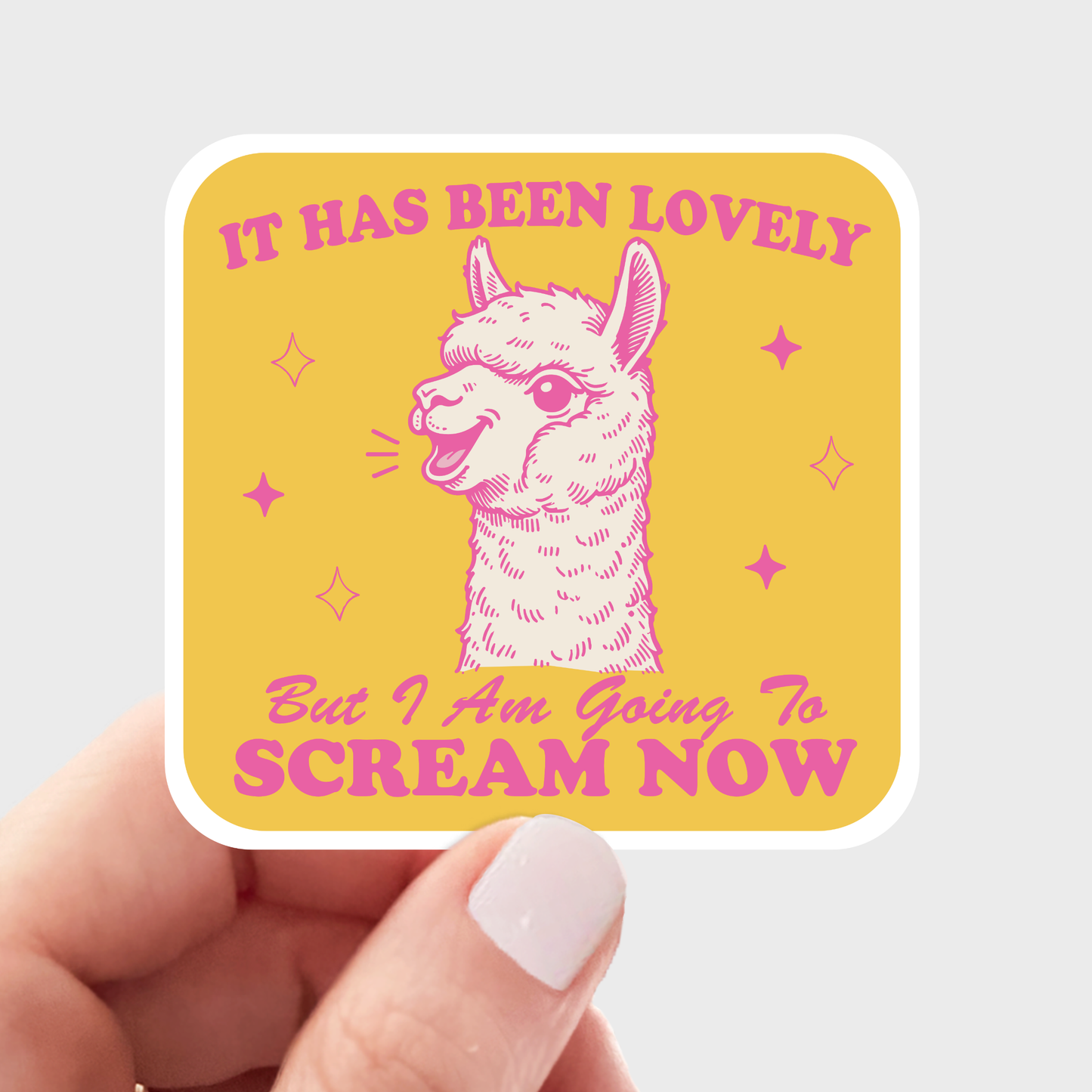 It Has Been Lovely Sticker