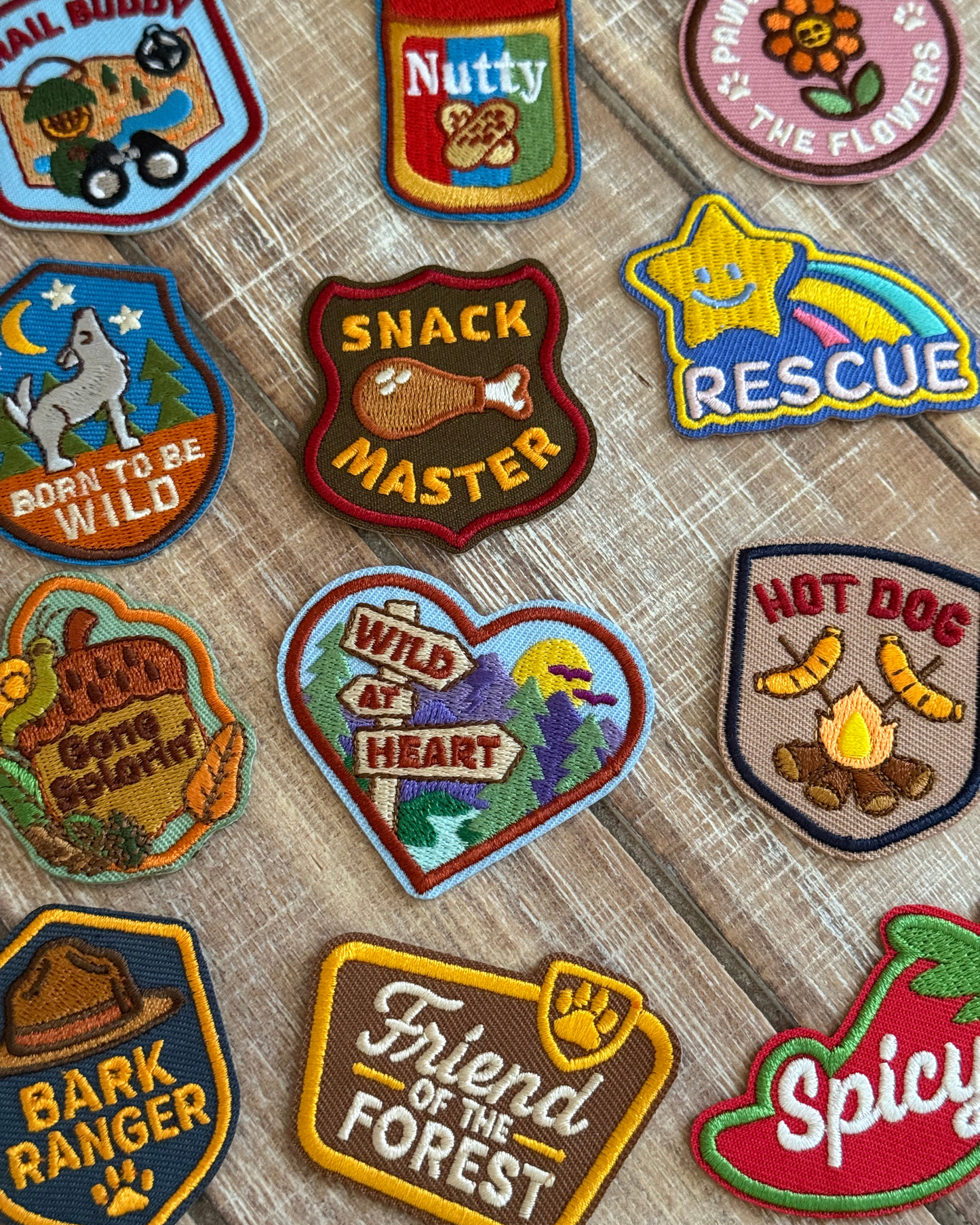 Never Not Hungry | Velcro or Iron-On Patch for Pets