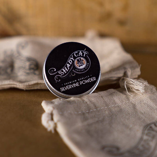 Small Organic Silver vine Powder Tin