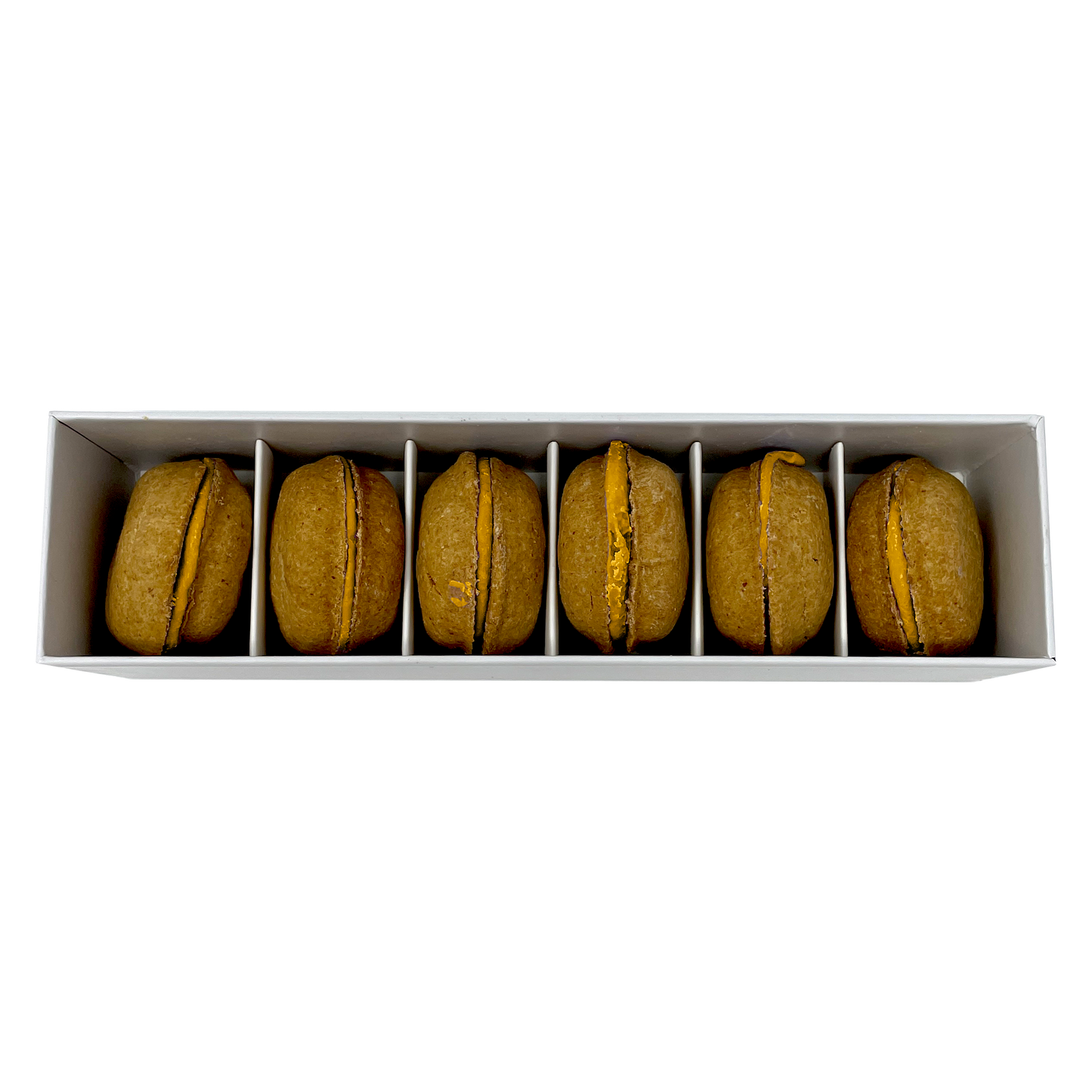 Bonne et Filou Dog Macarons | Crème Brûlée