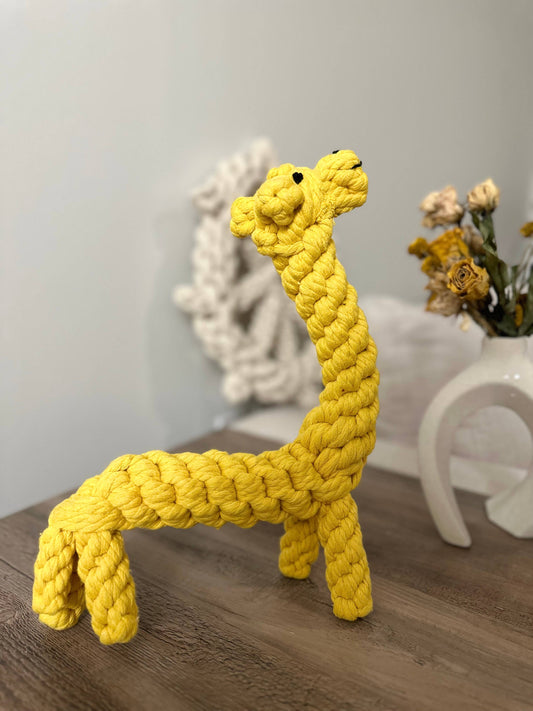 Jumbo Giraffe Dog Rope Toys