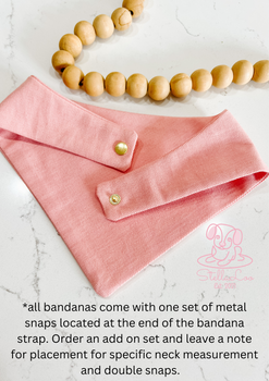 Hi I’m The Problem Reversible Dog Bandana – Pet Scarf with Snap-On Curved Neck M