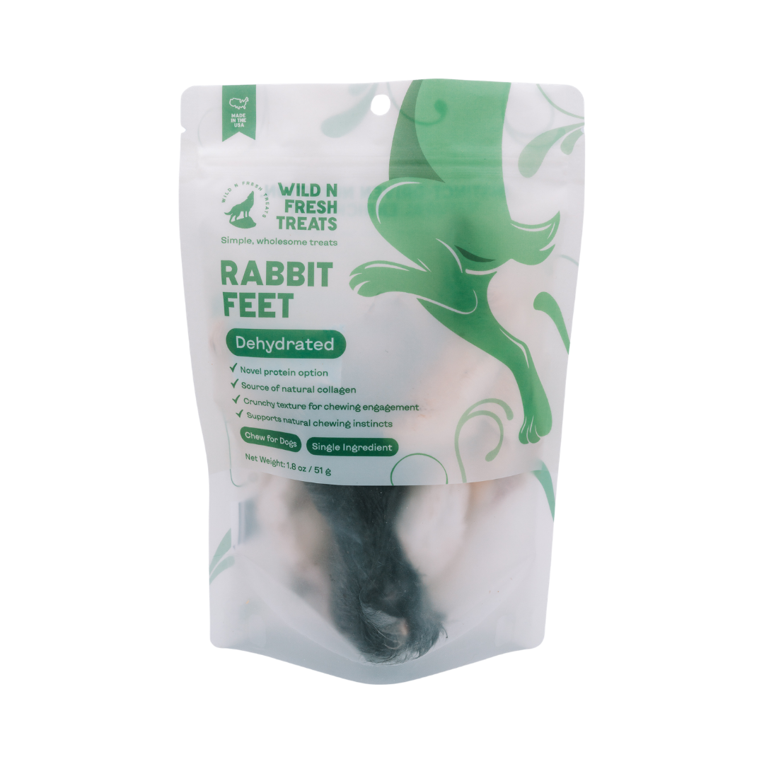 Dehydrated Rabbit Feet: 6 Pack