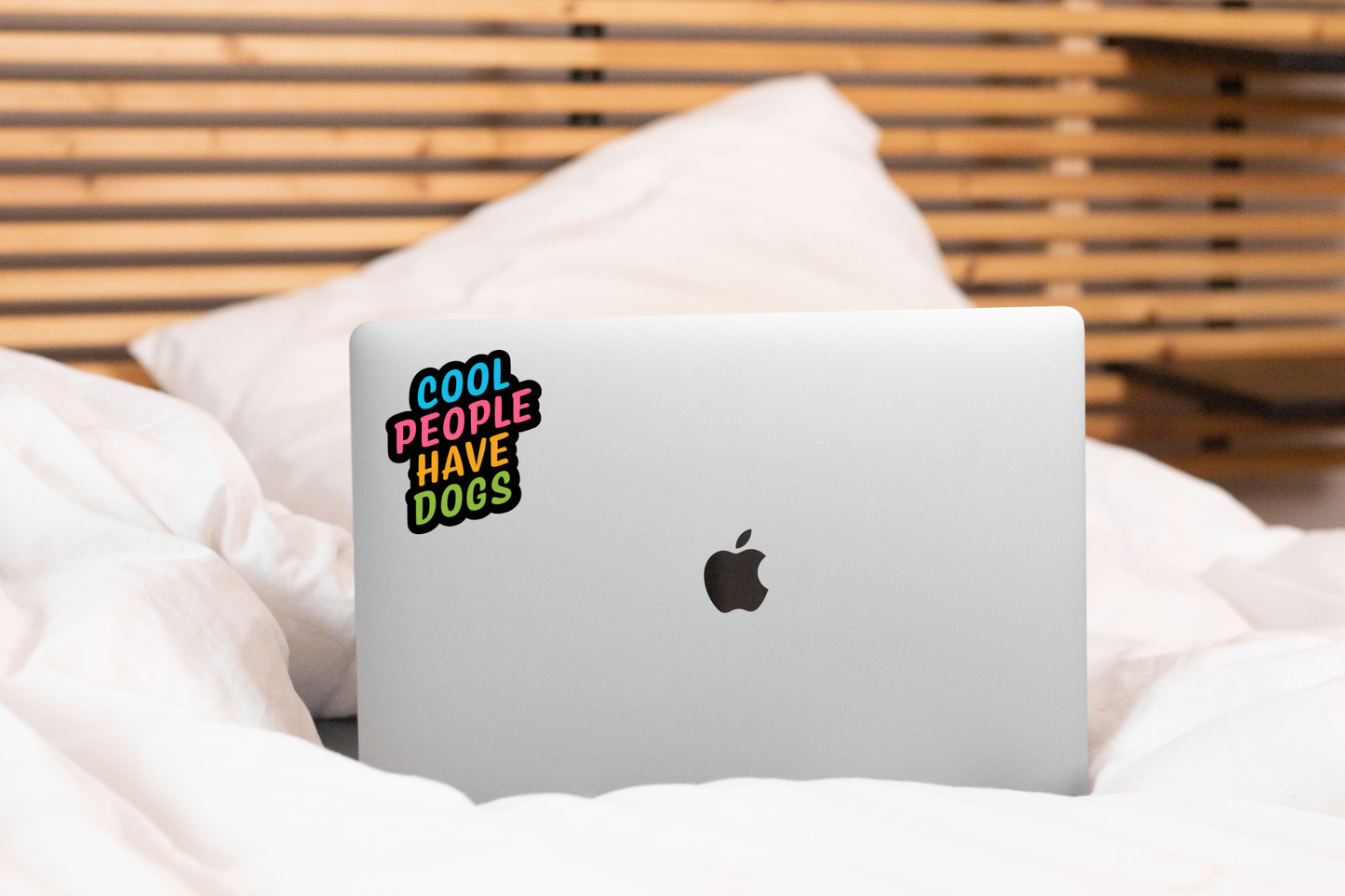 Cool People Have Dogs Sticker