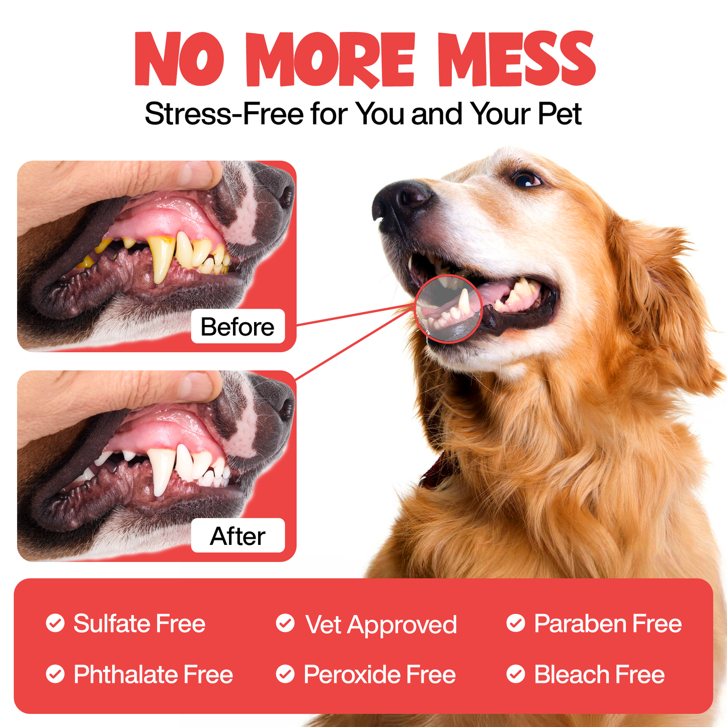 ROOFUS Dental Wipes – Gentle, Effective Oral Care for Dogs & Cats