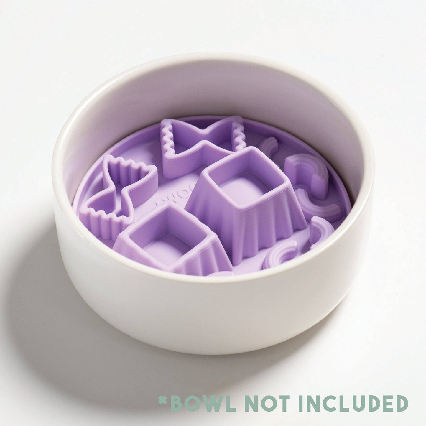 Snackaroni Slow Feeder Insert & Lick Mat: LAVENDER