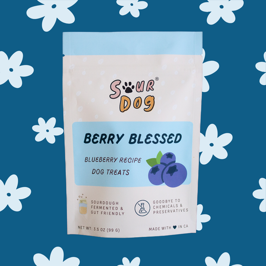 Berry Blessed- Blueberry Sourdough Dog Treats