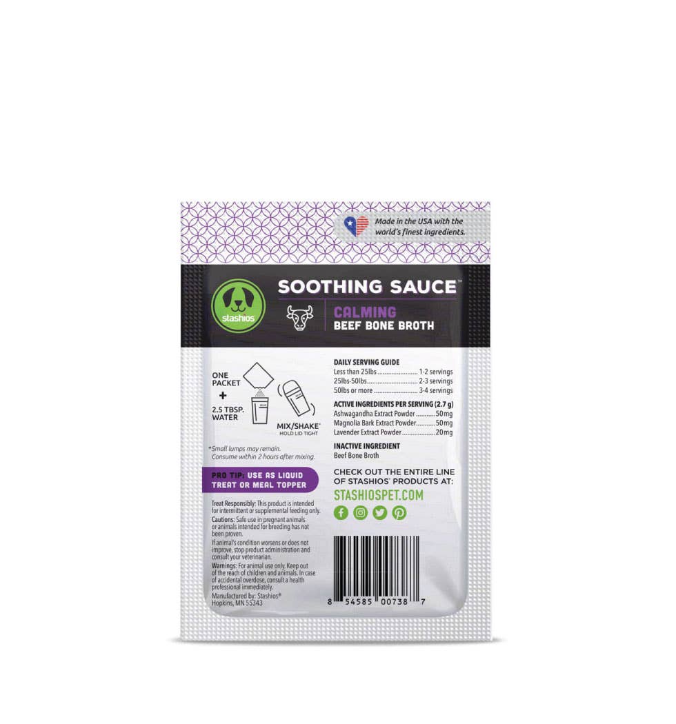 Soothing Sauce®, Beef/Calming, PDQ (15ct)