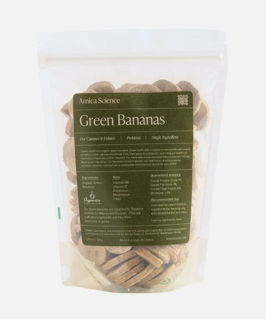 Amica Science Freeze-Dried Raw Organic Green Bananas