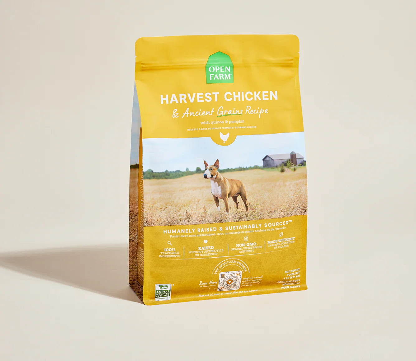 Open Farm Harvest Chicken & Ancient Grains Dog Kibble