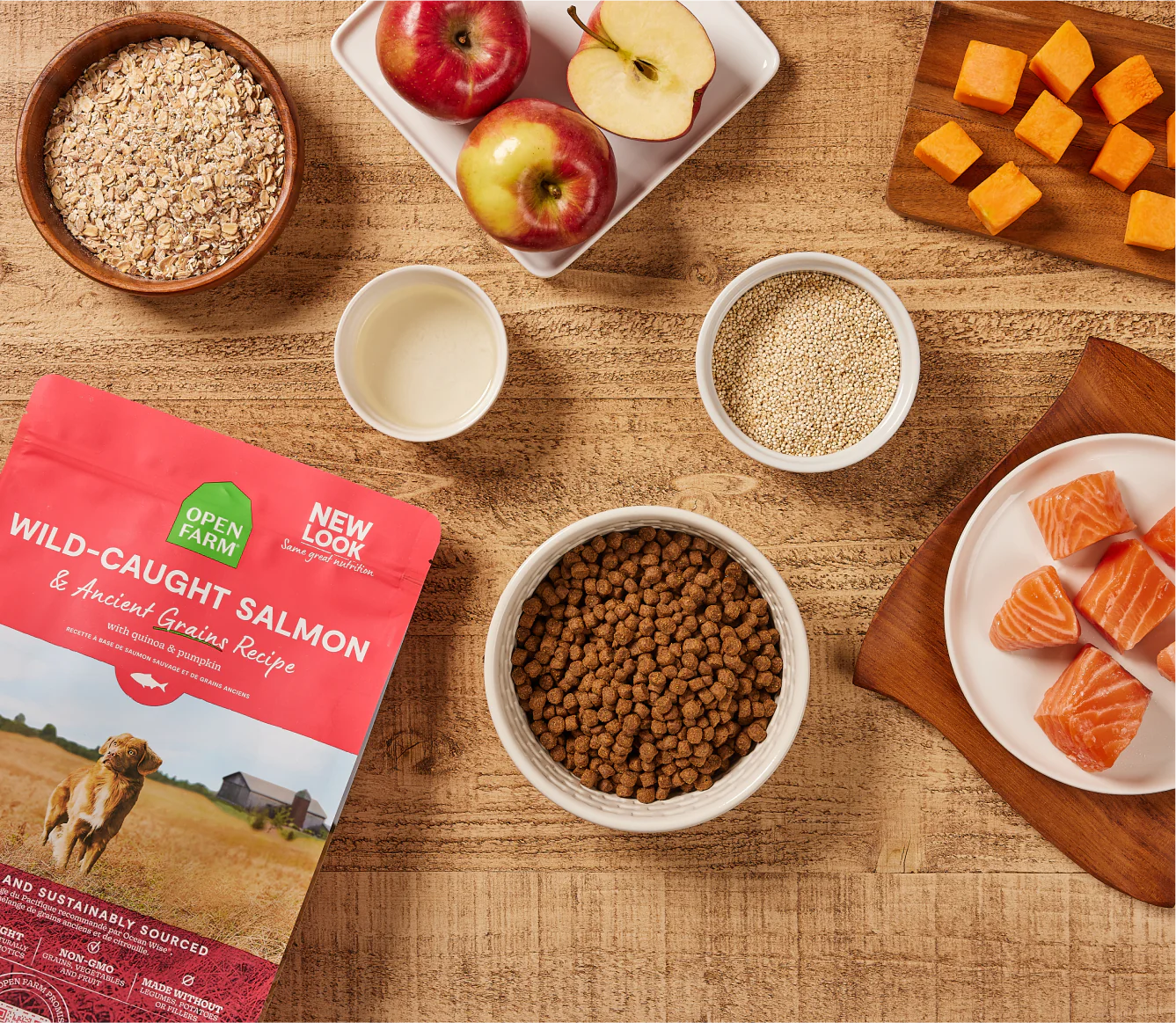 Open Farm Wild-Caught Salmon & Ancient Grains 22 lb