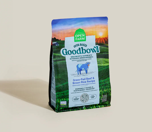 Open Farm GoodBowl Grass-Fed Beef and Brown Rice Dry Dog Food 22 lb